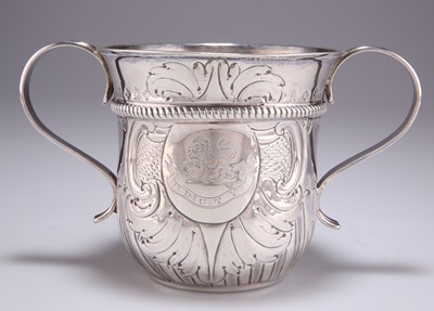 Lot 1257 - A GEORGE II SILVER PORRINGER