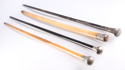 Lot 263 - FOUR WALKING CANES