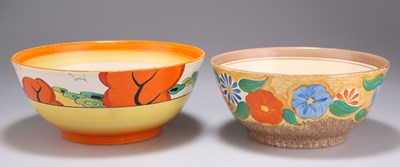 Lot 154 - TWO CLARICE CLIFF BIZARRE FRUIT BOWLS