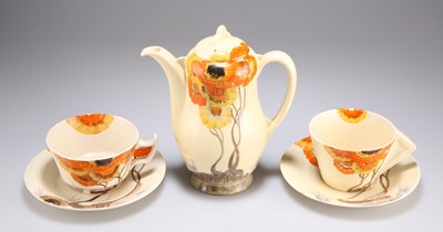 Lot 118 - A GROUP OF CLARICE CLIFF BIZARRE RHODANTHE PATTERN TEA AND COFFEE WARES