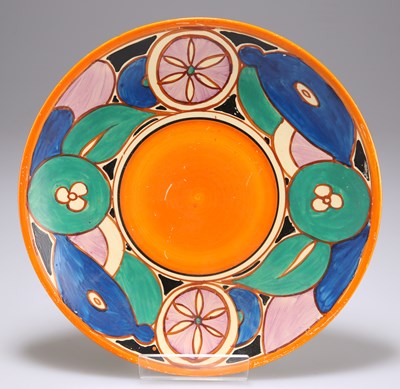 Lot 147 - A CLARICE CLIFF BIZARRE SLICED FRUIT PATTERN PLATE