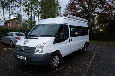 Lot 1 - A FORD TRANSIT CAMPERVAN