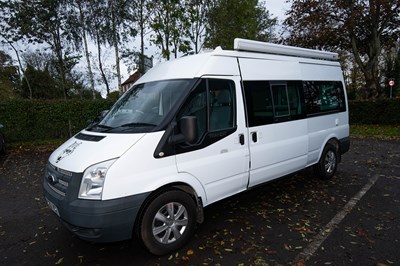 Lot 1 - A FORD TRANSIT CAMPERVAN