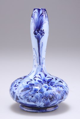 Lot 167 - WILLIAM MOORCROFT, A FLORIAN WARE CORNFLOWER VASE