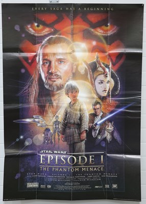 Lot 375 - ORIGINAL 'STAR WARS, EPISODE I' BRITISH CINEMA POSTER