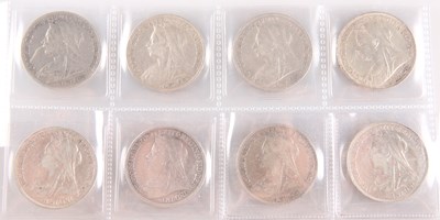 Lot 330 - VICTORIA (1830-1901), 8 X CROWNS