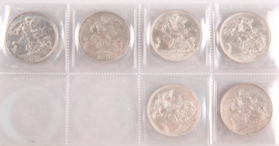 Lot 325 - VICTORIA (1830-1901), 6 X CROWNS