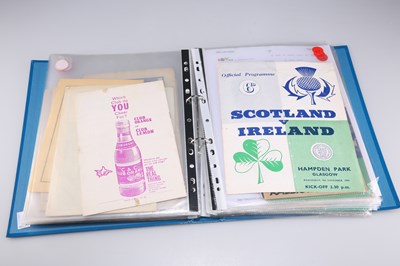 Lot 282 - IRISH FOOTBALL PROGRAMMES