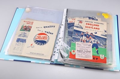 Lot 478 - ENGLAND F.A. INTERNATIONAL PROGRAMMES AND TICKETS