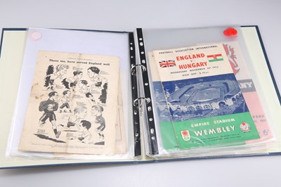 Lot 273 - ENGLAND F.A. INTERNATIONAL PROGRAMMES