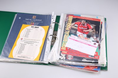 Lot 477 - FOOTBALL PROGRAMMES, INCLUDING THE FIRST AND LAST GAMES AT NEW AND OLD GROUNDS