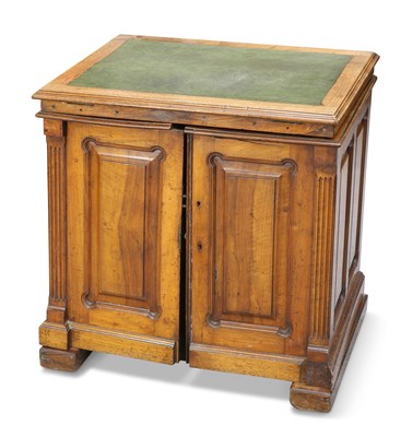 Lot 362 - A VICTORIAN WALNUT 'WOOTON' DESK, BY T. SIMPSON & SON OF HALIFAX, CIRCA 1870