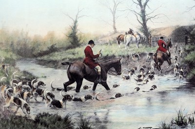 Lot 299 - A GROUP OF HUNTING PRINTS