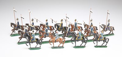 Lot 963 - A GROUP OF LEAD CAVALRY MODELS, CIRCA 1930