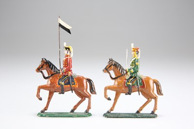 Lot 953 - A GROUP OF LEAD CAVALRY MODELS, CIRCA 1930