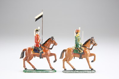 Lot 953 - A GROUP OF LEAD CAVALRY MODELS, CIRCA 1930