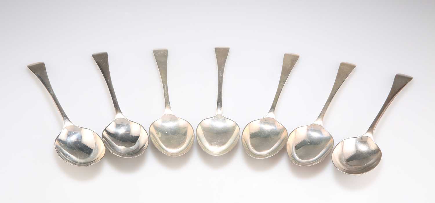 Lot 1100 SEVEN SILVER TABLESPOONS, EARLY 20TH