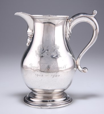 Lot 1203 - † AN ELIZABETH II SILVER MILK JUG