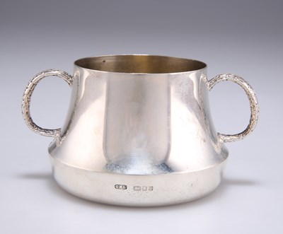 Lot 1253 - AN ELIZABETH II SILVER TWO-HANDLED BOWL