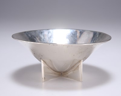 Lot 1311 - A MODERNIST SILVER BOWL