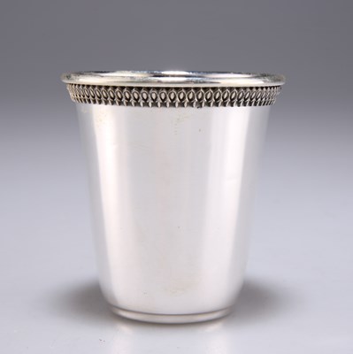 Lot 1364 - A FOREIGN SILVER BEAKER