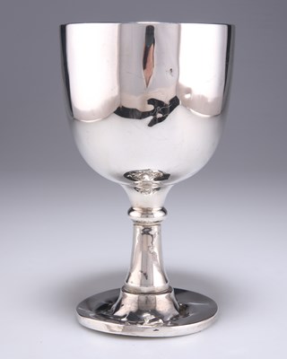 Lot 1060 - A GEORGE V SILVER GOBLET