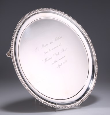 Lot 1223 - AN ELIZABETH II SILVER SALVER