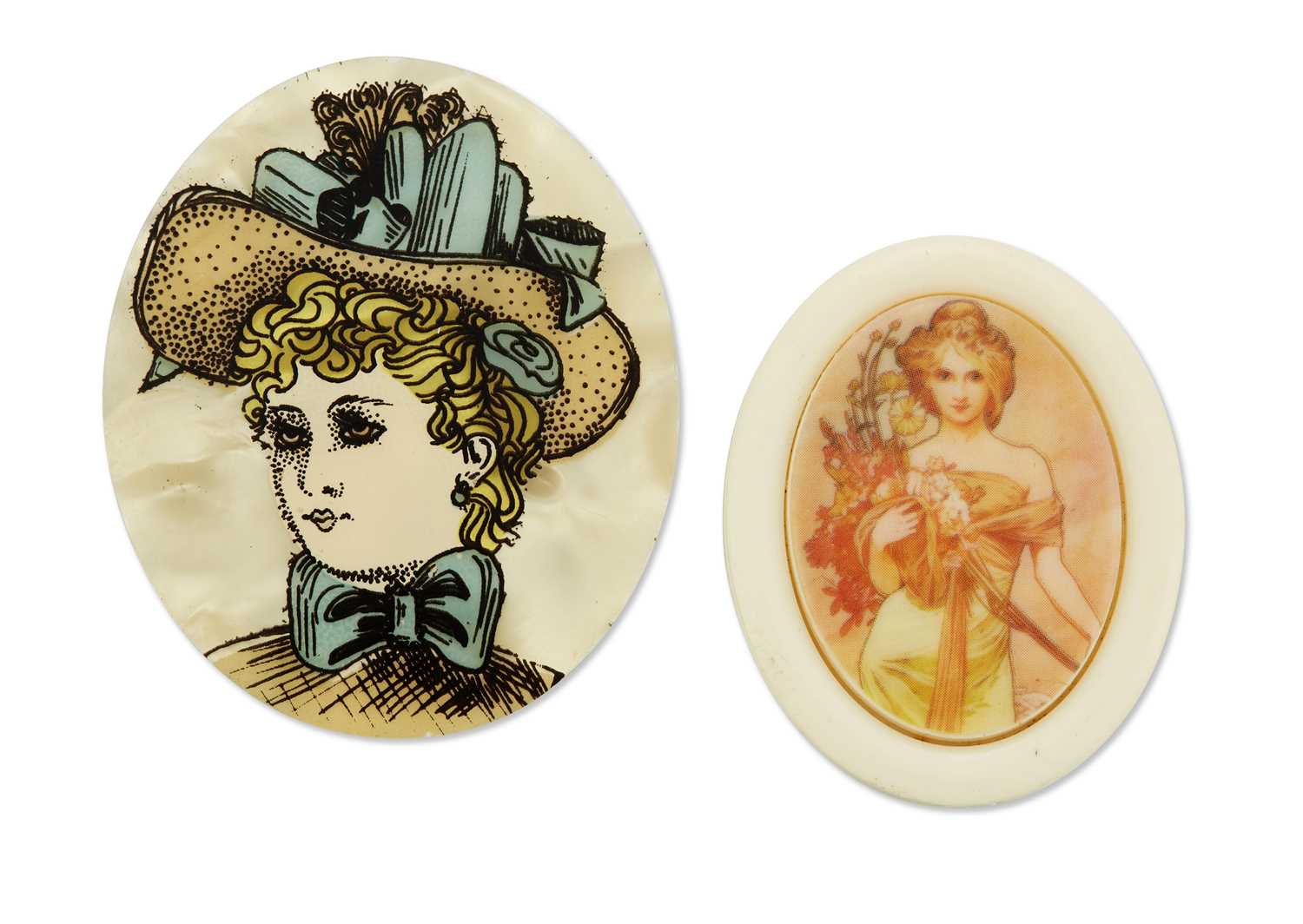 Lot 2094 - LEA STEIN: TWO EARLY BROOCHES, CIRCA 1960S, AND A REFERENCE BOOK