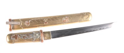 Lot 3008 - A JAPANESE SAMURAI TANTO