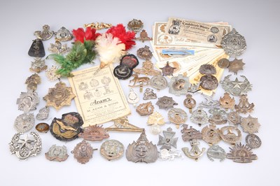 Lot 468 - A COLLECTION OF BRITISH AND COMMONWEALTH CAP BADGES