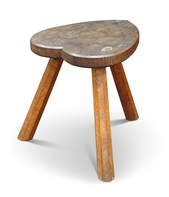 Lot 779 - ALAN GRAINGER, AN ACORNMAN OAK STOOL