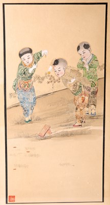 Lot 275 - WANG JING, CHILDREN PLAYING