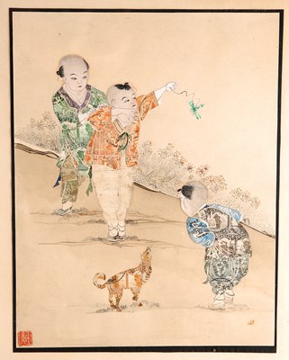 Lot 275 - WANG JING, CHILDREN PLAYING