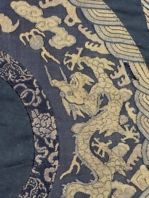 Lot 3071 - A CHINESE SILK PANEL