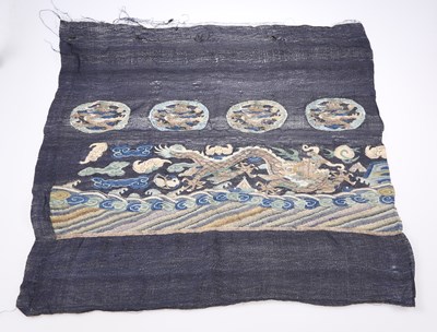 Lot 278 - A CHINESE EMBROIDERED PANEL