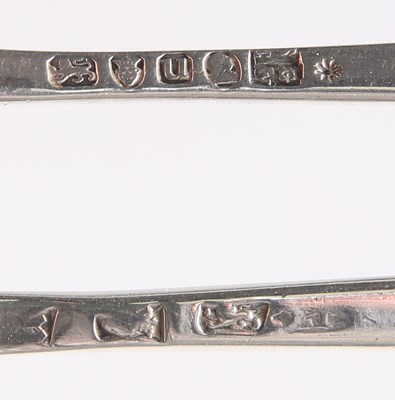 Lot 428 - TWO GEORGE III SILVER MARROW SCOOPS