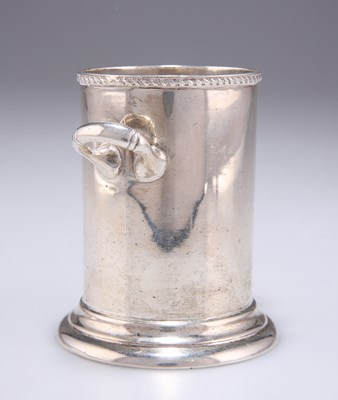 Lot 1196 - A GEORGE V SILVER MINIATURE SYPHON HOLDER