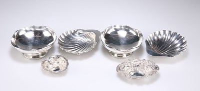 Lot 262 - A COLLECTION OF SILVER DISHES, VICTORIAN AND LATER