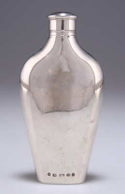 Lot 1086 - A VICTORIAN SILVER SPIRIT FLASK