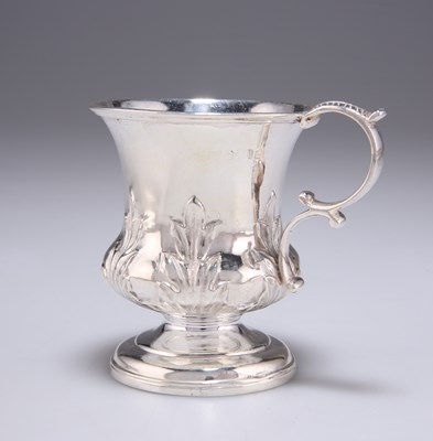 Lot 1051 - A WILLIAM IV SILVER CHRISTENING MUG