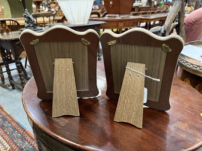 Lot 1149 - A PAIR OF ART NOUVEAU STYLE SILVER PHOTOGRAPH FRAMES