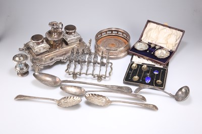 Lot 12 - A GROUP OF SILVER-PLATE