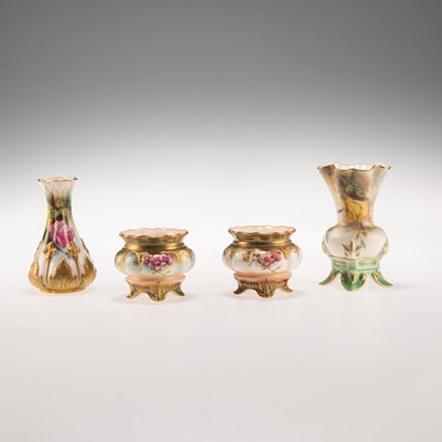 Lot 193 - A GROUP OF ROYAL WORCESTER