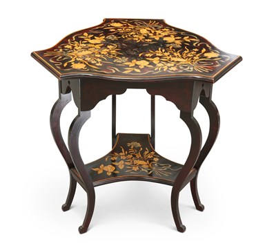 Lot 696 - A POKER WORK TABLE, CIRCA 1900