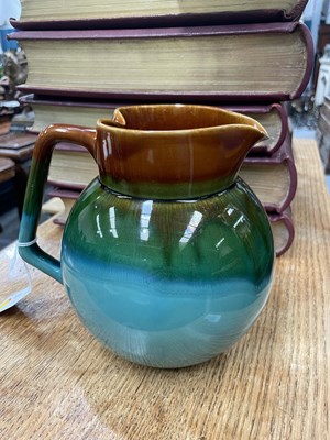 Lot 90 - CHRISTOPHER DRESSER (1834-1904) FOR LINTHORPE POTTERY, AN ART POTTERY JUG