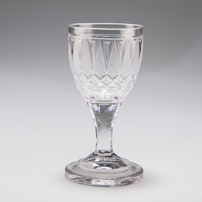 Lot 7 - A 'CABINET' GLASS, CIRCA 1790
