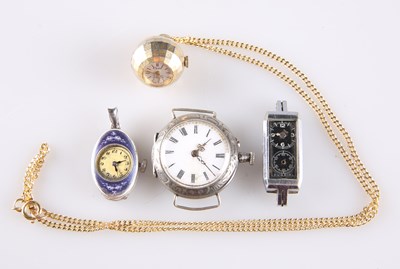 Lot 2394 - A GROUP OF FOUR LADY'S WATCHES