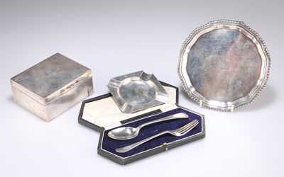 Lot 180 - A MIXED GROUP OF GEORGE V SILVER