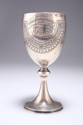 Lot 386 - A VICTORIAN SILVER GOBLET