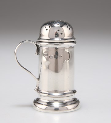 Lot 352 - A LATE VICTORIAN SILVER KITCHEN PEPPER